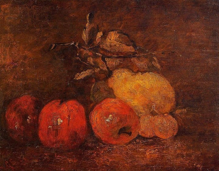 Gustave Courbet Still Life with Pears and Apples 1
